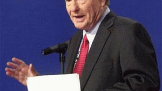 [미국 대선 2004] 토론 사회자 짐 레러