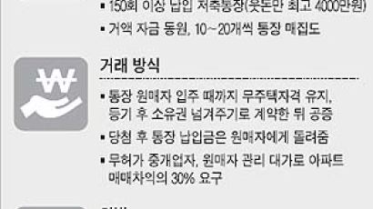 4000만원 '웃돈' 청약통장