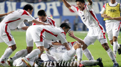 북한축구, 일본에 신나는 설욕전