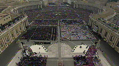 [사진] 교황장례식-운집한 사람들