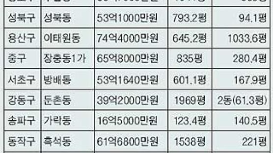가장 비싼 집'74억'…서울 이태원동 654평 저택