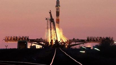[사진] 러시아 소유즈 우주선 발사 성공