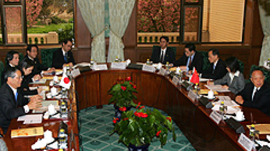 중국·일본 외무회담 결렬