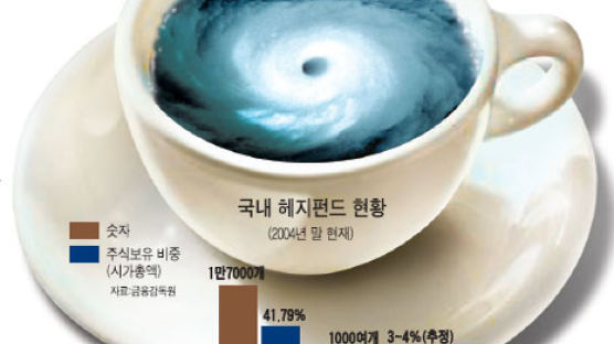 헤지펀드발 금융위기 국내엔 '찻잔속 태풍'