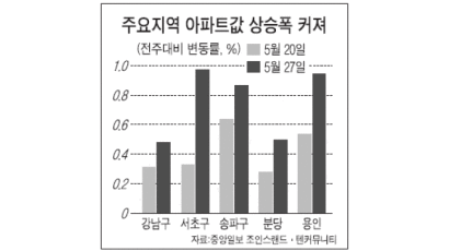[시황] 강북 지역 아파트값은 오히려 떨어져