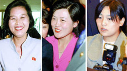 눈길 끄는 북한 여성 3인
