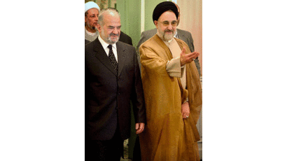 [사진] 다정한 이란 대통령과 이라크 총리