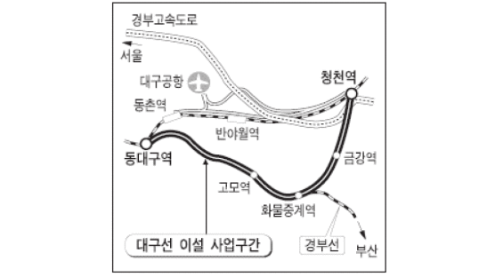 대구선 철도부지 13만평 개발