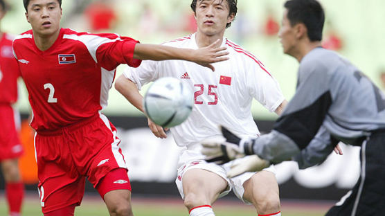 [사진]동아시아컵축구 북한-중국