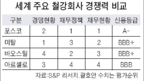 [한국 기업에 보내는 박수] "포스코 경쟁력 세계 최고"