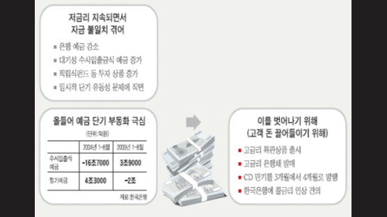 은행들 '유동성 확보' 고육지책