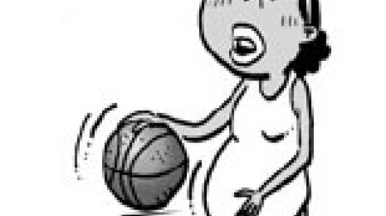 [칵테일] 임신 7개월에 경기 뛴 브라질 농구선수