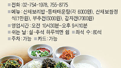 [이택희 기자의 맛따라기] 남산에서 맛보는 녹차 보리밥