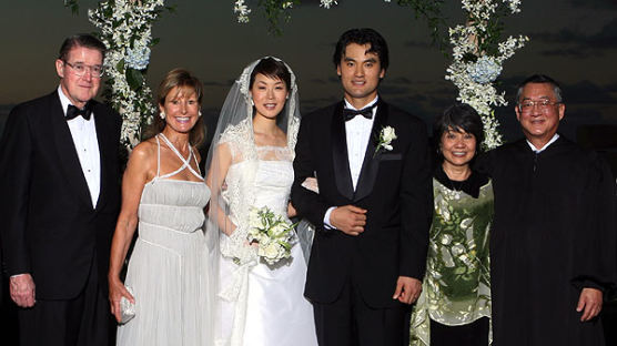 [사진] 박찬호 하와이서 재일동포 박리혜씨와 결혼
