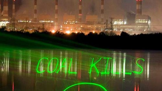[사진] "석탄이 환경 죽인다"