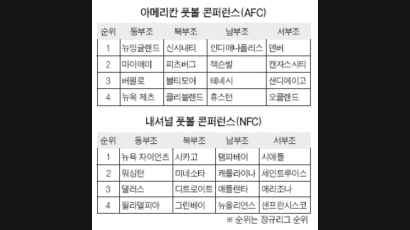 미식축구 몸·머리 싸움 치열한 '땅따먹기'