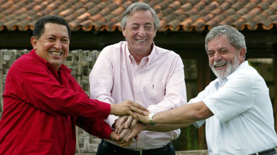 [사진] 남미 3개국 대통령 회담