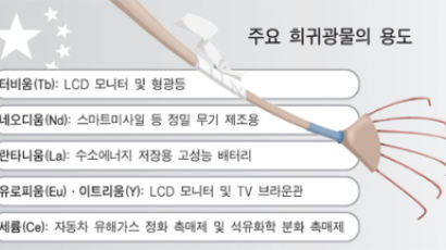 중국, IT·군수용 광물 독차지