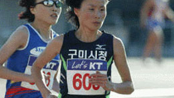 강순덕, 여자 하프마라톤 한국신