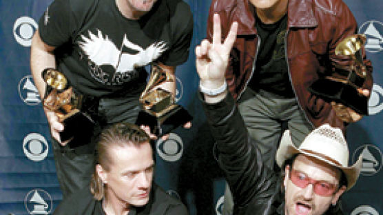 U2, 그래미상 5관왕 … 머라이어 캐리는 3관왕