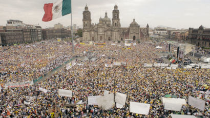 [사진] 멕시코 대선에 부는 좌파 바람