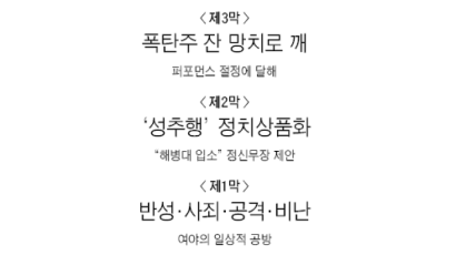 [토요이슈] 정치 퍼포먼스 3막