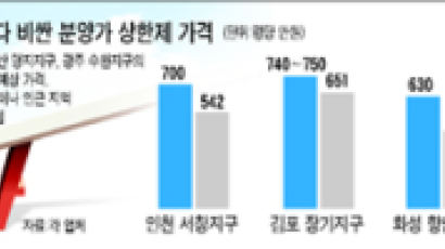 치솟는 분양가 … 주변보다 비싸