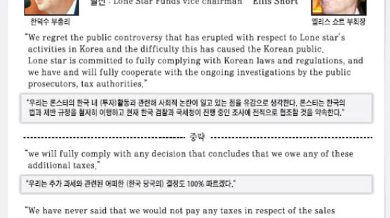 론스타 "1000억원 기부" 왜… 한국민 정서 악화에 긴급 결정