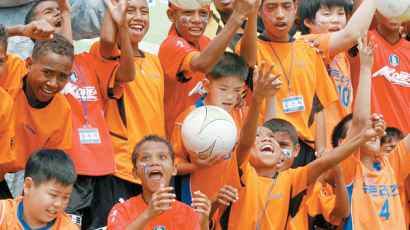 [사진] 한국 온 동티모르 아이들