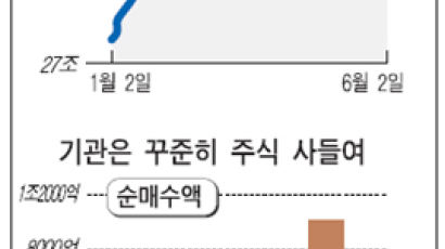 이때다 ! 똑똑해진 투자자들 주가 내리자 '펀드 앞으로'