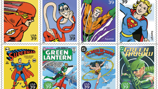 우표에 등장한 배트맨·수퍼맨·원더우먼 …