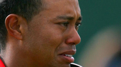 [사진] "아버지가 보았더라면…" 골프황제의 눈물