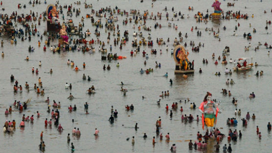 [사진] 인도 가네시 축제