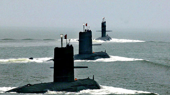 [사진] 중국 동해함대의 핵잠수함