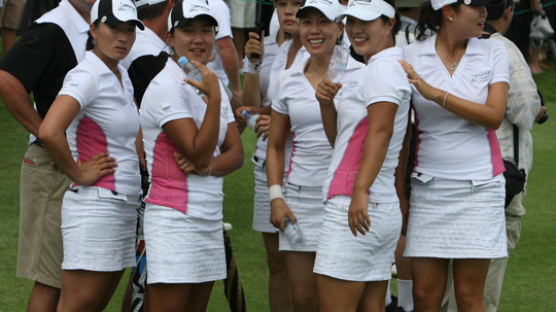 [사진] 아시아 골프 대표선수들