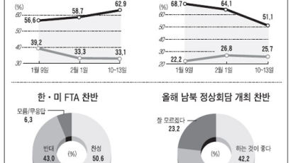 여권 통합신당 떠도 지지율은 16%