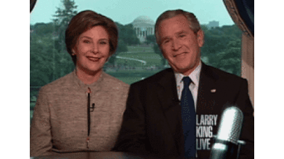 CNN LARRY KING LIVE - [George W. Bush]