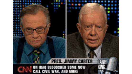 CNN LARRY KING LIVE - [Jimmy Carter]