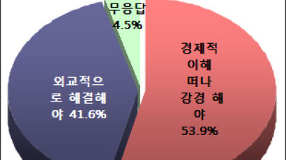 [Joins풍향계] "차기 대통령, 日역사 왜곡 강경 대응해야" 54%