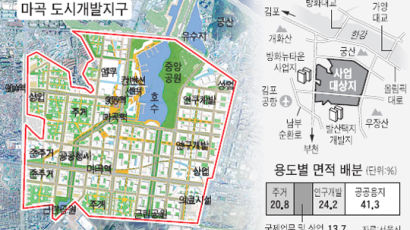 101만 평 서울 마곡지구 아파트 2009년 첫 분양