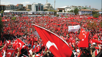 [사진] 터키 시위대 "정교분리 지켜라"