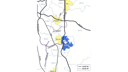 동탄신도시 동쪽 660만평 신도시 지정