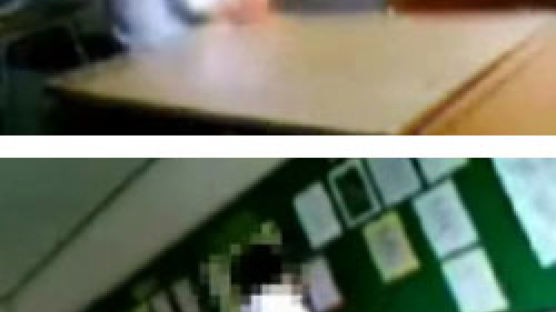 '또 체벌 동영상' 교사가 학생 멱살 잡고…도망가자 다시 잡아 또 때려