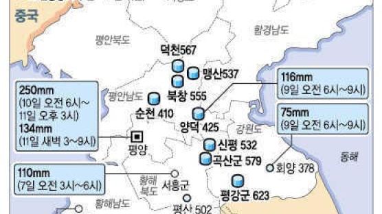 북한 수해 피해 어느정도 길래