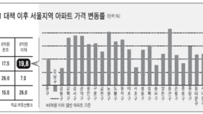 8.31부동산대책 2년 … 집값 상승률 역전