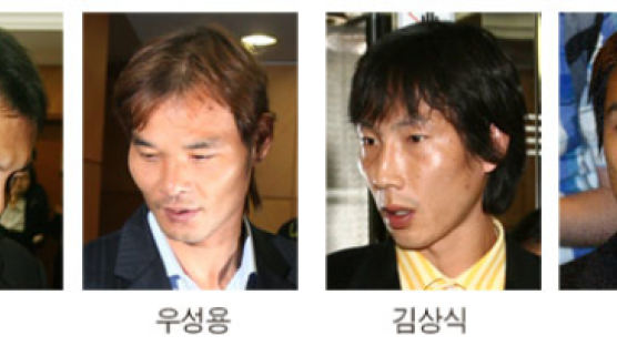 이운재·우성용·김상식·이동국 … 대표 자격정지 1년