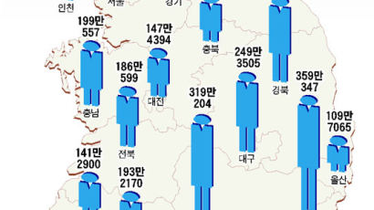 남한 인구 5000만 시대 수도권에만 48% 거주