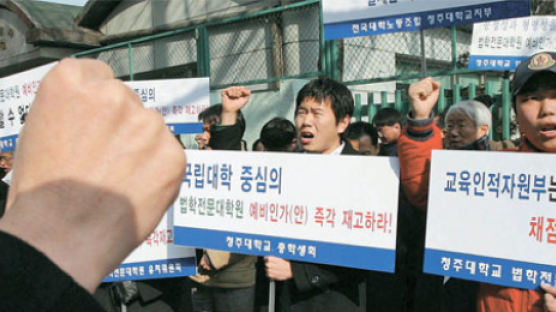 로스쿨 25곳 예비인가 ‘사법 백년대계’ 시작부터 만신창이