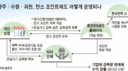 [Save Earth Save Us] 서울 이어 광주·수원·과천 … ‘탄소 포인트제’ 전국