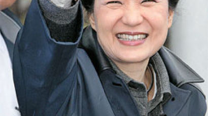 박근혜 “한나라당 인기 떨어지고 있다”
